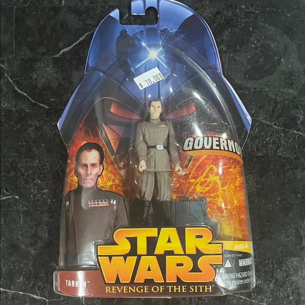 Star Wars Governor Tarkin Figure - Gray and Black
